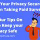IOpenUSA is your privacy safe when taking paid surveys