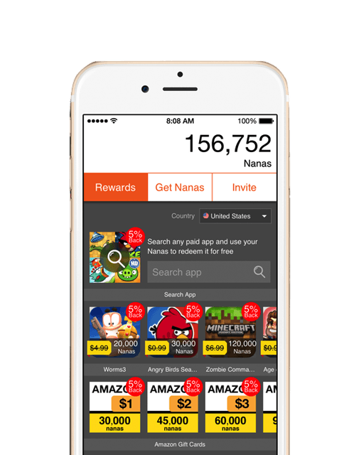 AppNana pays you to play games