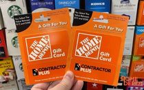 home depot plastic gift cards