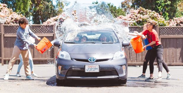 Wash cars for people in your neighborhood