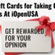 Earn Gift Cards for Taking Online Surveys At iOpenUSA