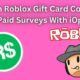 Get Free Roblox Gift Card Codes