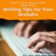 Tips for Writing Content for a Website